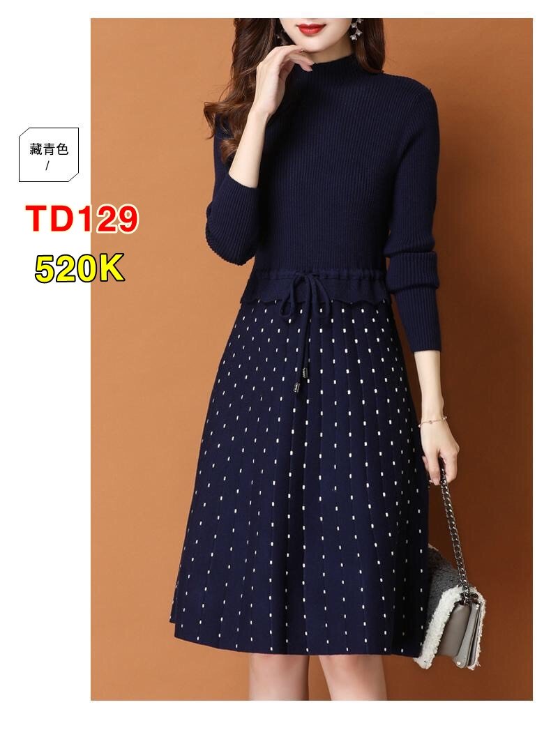 Đầm Suông Len Bi - TD129
